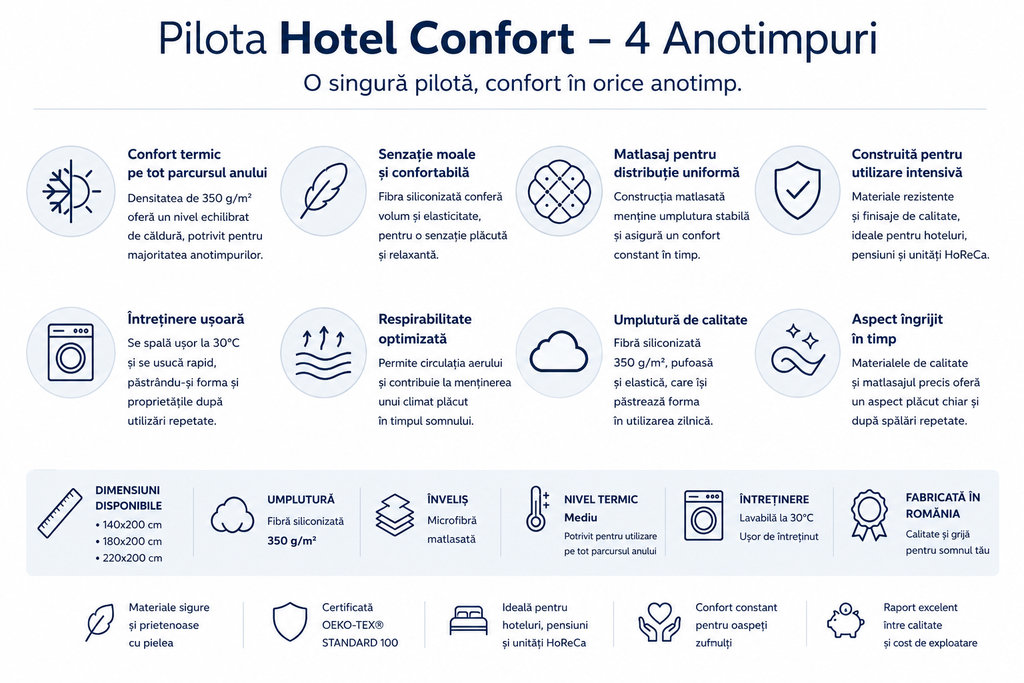 Pilotă 4 anotimpuri Hotel Confort