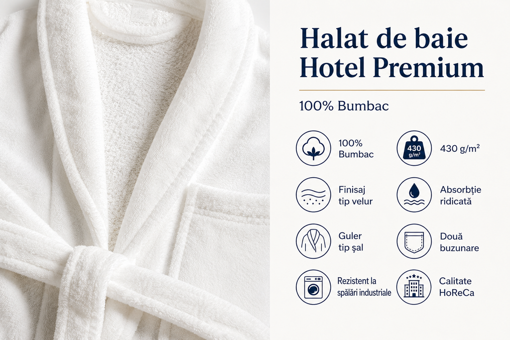 Halat de baie Hotel Velur – 420 g/m²