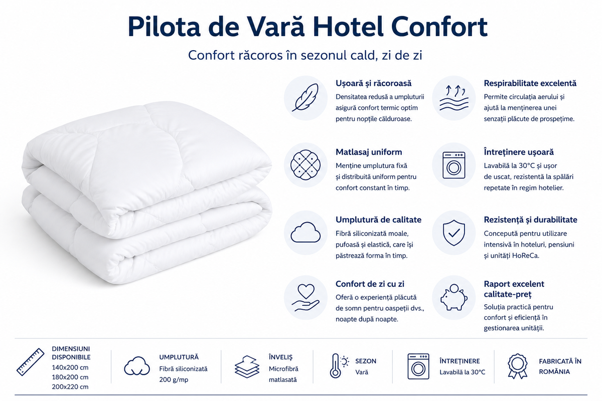 Pilotă de vară Hotel Confort