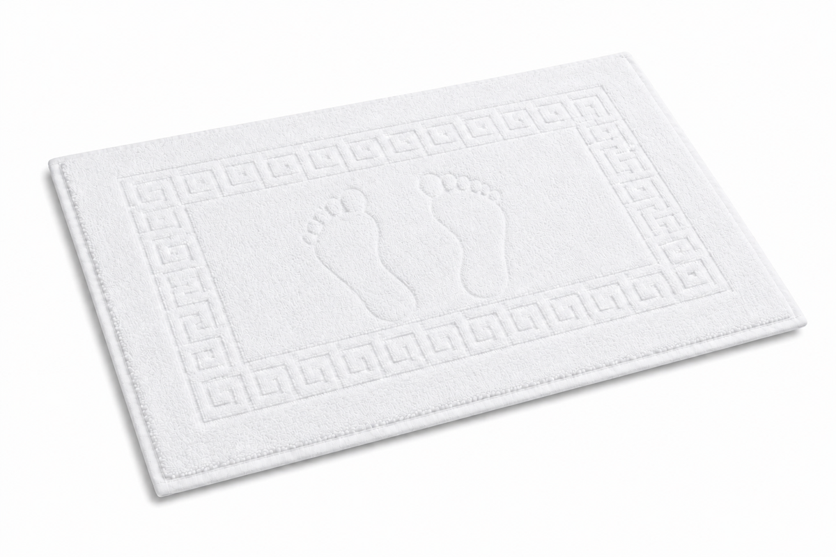 Set de 10 prosoape tip covoraș de picioare Triumph, cu bordură grecească – 700 g/m²