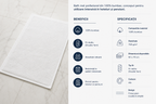 Set de 10 prosoape tip covoraș de picioare Vermont, 50 × 70 cm – 700 g/m²