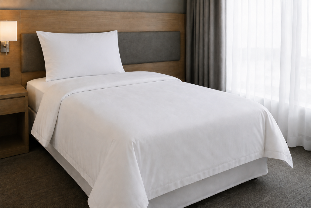 Lenjerie pat Single Satin Plain - set 5/10 buc